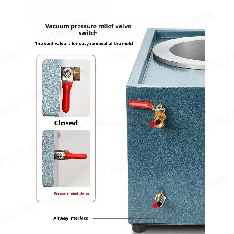 Jewelry Vacuum Casting Machine, Gypsum Mold Suction Pump  Melting Inversion Casting Forming