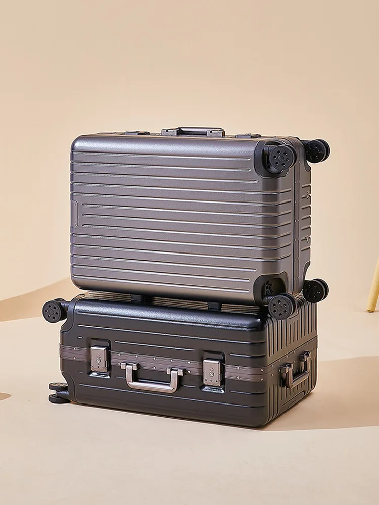 Good-looking Password Suitcase Large Capacity Trolley Case High Quality Multi-Functional Aluminum Frame Luggage travel case