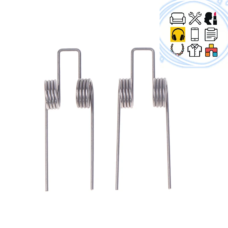 2PCS Double Torsion Spring 1.1 Wire Diameter 10.5mm Outside Diameter Strong Torsional Spring