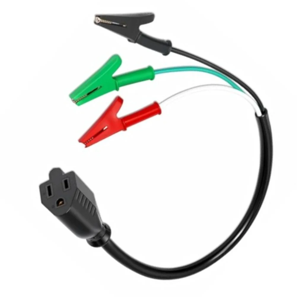 Power Cord Female Connector With Fishing Clip HVAC Adaptor Cord For Vacuum Pumps And HVAC Machines Power Cords & Extension Cords