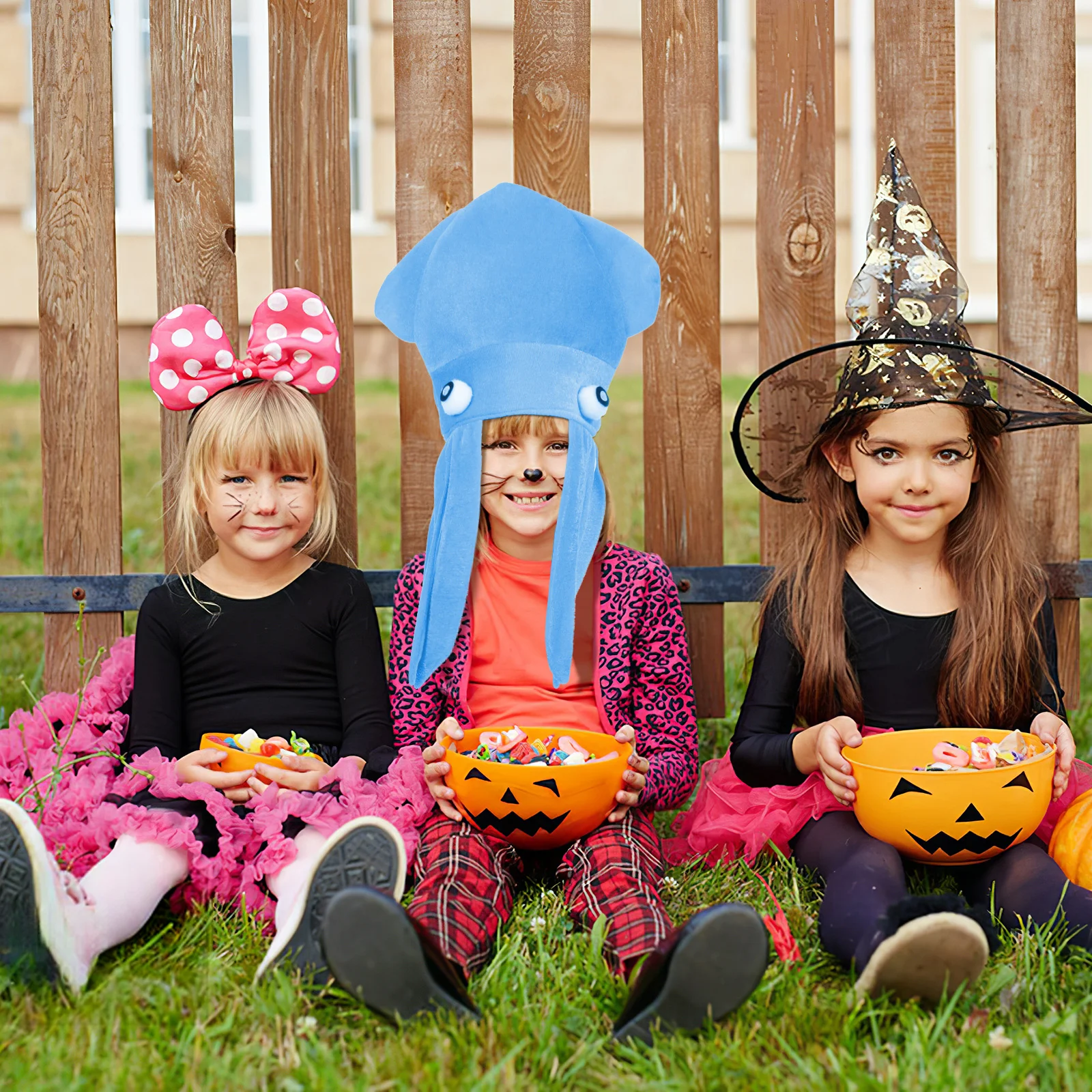 

Eyecatching Octopus Hat Creative Funny Crazy Party Hats Premium Material Adorable Decorative Holiday Christmas Halloween