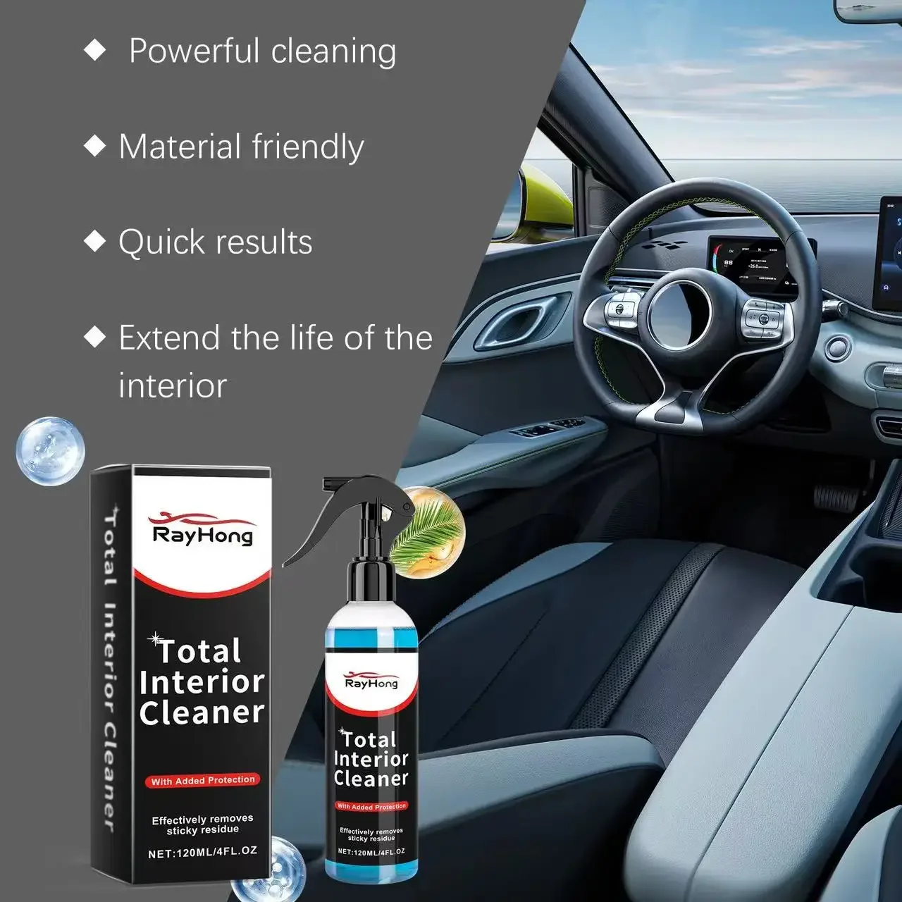 Car Restorer Cream Quick Paste Auto Plastic Leather Refurbishment Agent Washable Refresh Aging Surfaces Care Cleaning