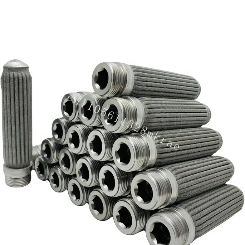 

New recycling sintered filter water treatment 316L stainless steel pleated filter cartridge sintered metal filter