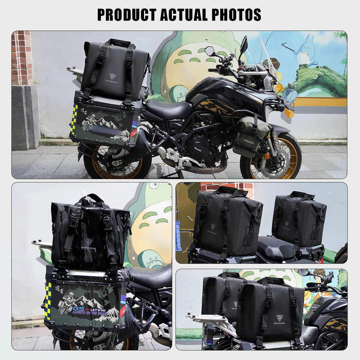 دراجة نارية أفضل أكياس لسيارات BMW R 1200 1250 GS LC Adventure R1200GS صندوق حقيبة التخزين حقائب الأمتعة F650GS G310GS مقاوم للماء #5
