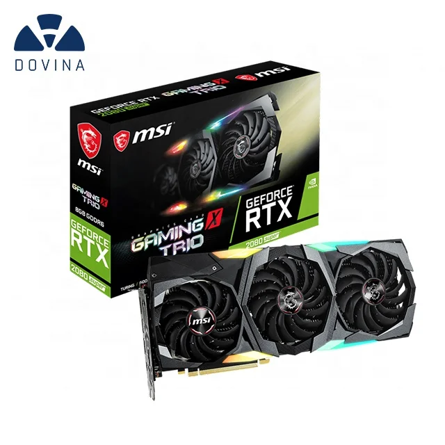 Gaming And Graphics Card Brand mix RTX 2080 SUPER GAMING X TRIO second hand video card