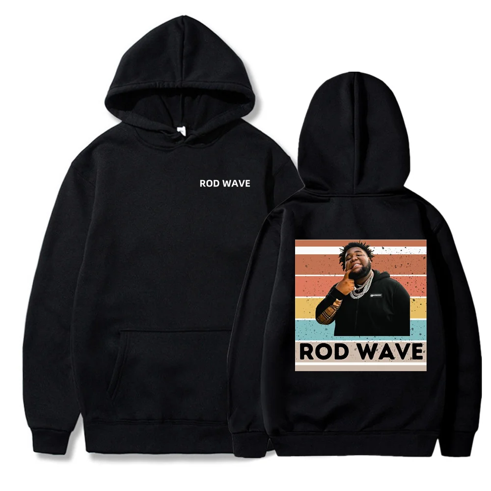 

Rod Wave Retro Shirt Pullover Hoodie Autumn and Winter Hoodie Men's Casual Fashionable Trendy Warm Sweatshirt