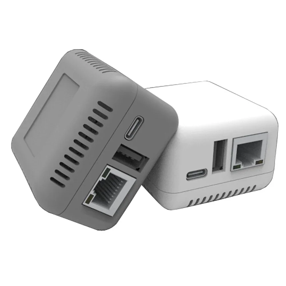 Mini Print Server Hubs USB 2.0 Print Server Network/WIFI/Bluetooth Cloud/WIFI Cloud Printing Version USB Hubs Only for Windows
