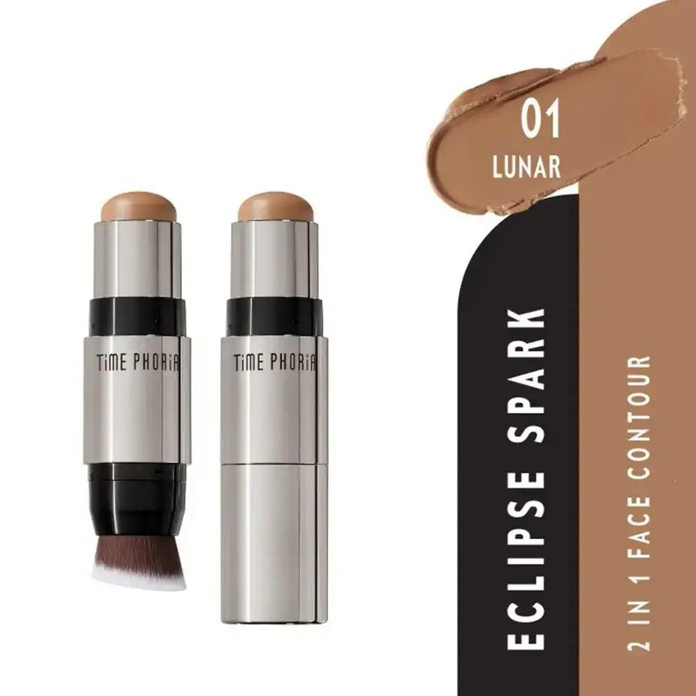Brand 3D Retouching Contour Natural Lasting Repair Concealer Stick TimePhoria Eclipse Spark 2 In 1 Face Contour 01LUNAR 02UMBRA