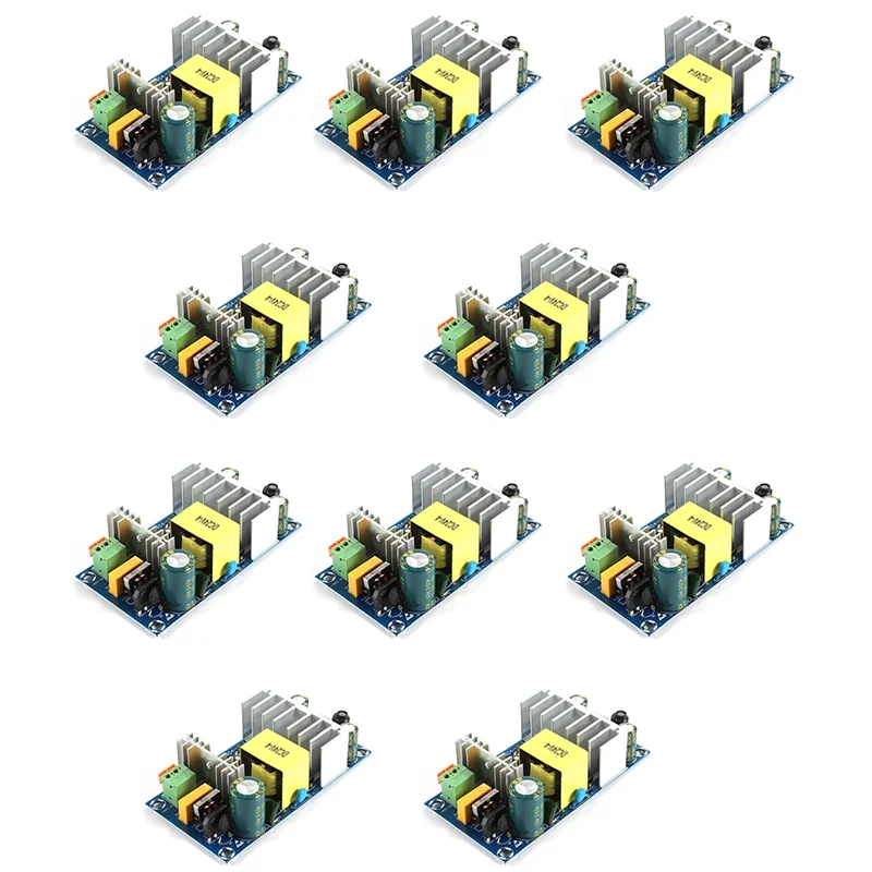 

10Pc 24V 4A To 6A AC-DC Switching Power Supply Module High Power Units With Overcurrent& Short Circuit Safeguard Protection