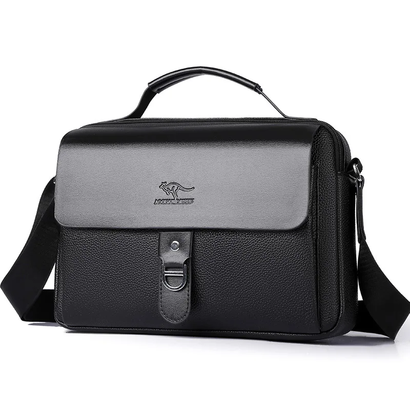 

Men's Crossbody Bag Horizontal Style Casual Handbag Fashion Business Large Capacity Bag