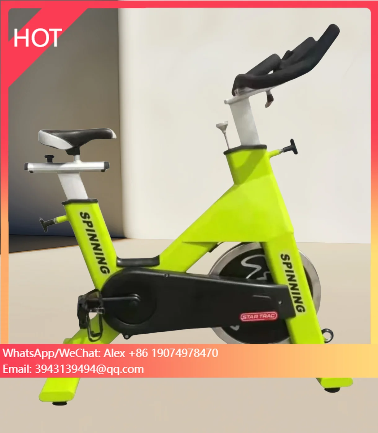 

Commercial Spinning Bike Aerobic Exercise Gym Fitness Indoor Spinning Cycle Professional Spinning Bike For Cardio Workouts