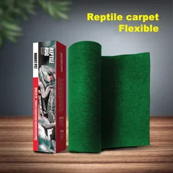 Reptile Terrarium Carpet Lizard Turtle Snake Horned Mat Liner  Polyester Water-absorbing Moisturizing Carpets Reptiles Supplies