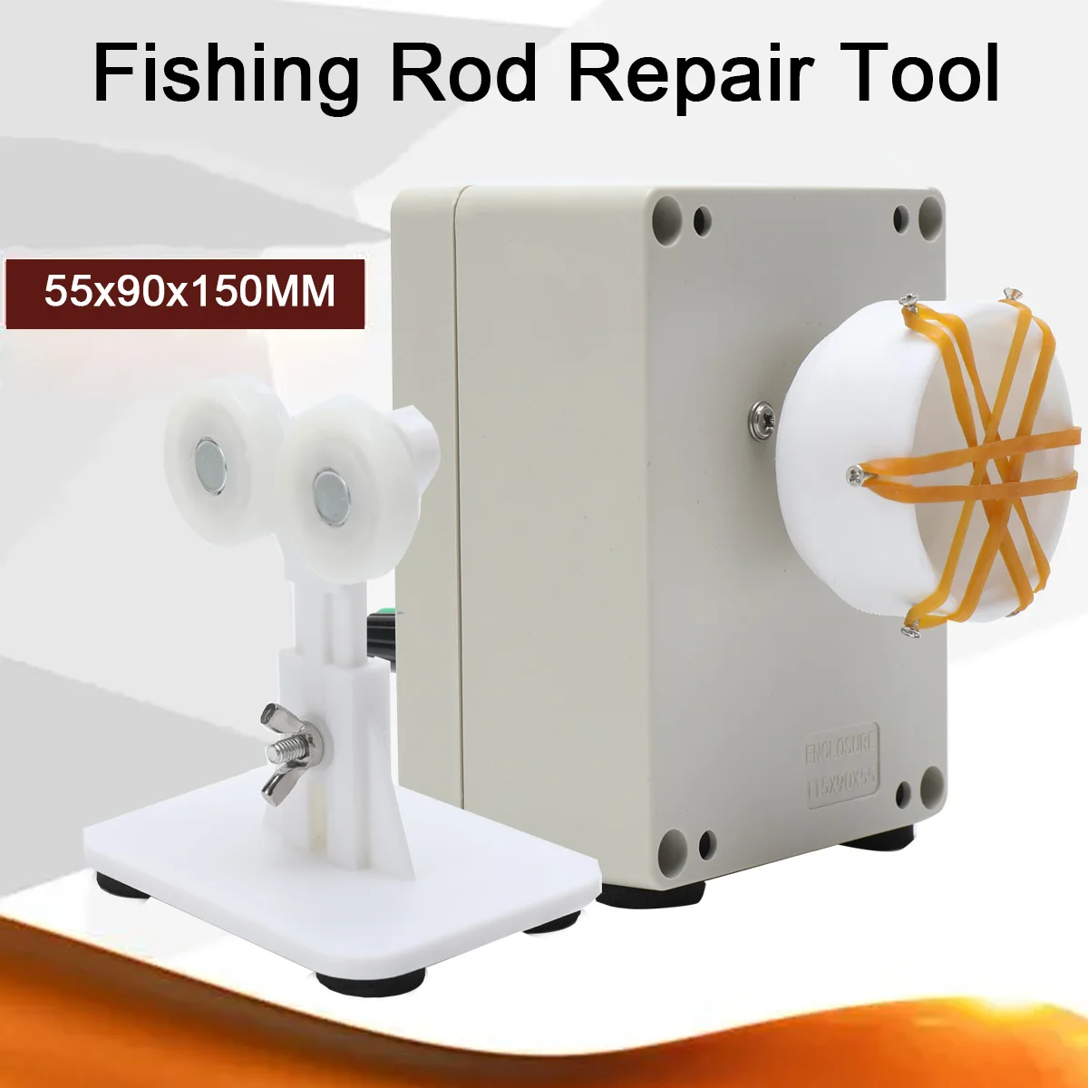 Mesin pancing, 1 Set mesin pancing profesional, mesin lilitan DIY portabel, alat memancing AC 100-240V / DC 12V