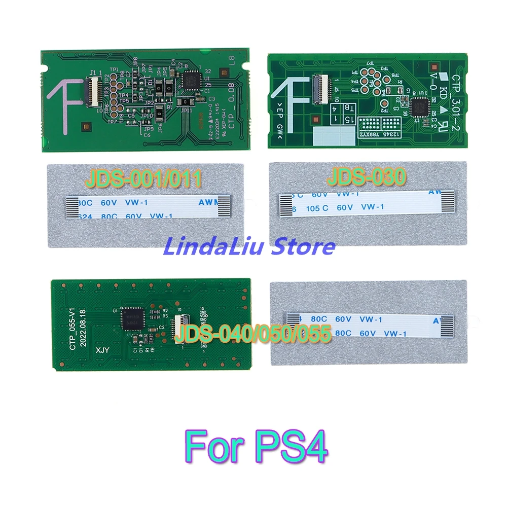 20Sets For PS4 JDS-010 011 030 Touchpad For PS4 JDM 040 050 055 Touch Pad Board Motherboard 10PIN With Flex Ribbon Cable