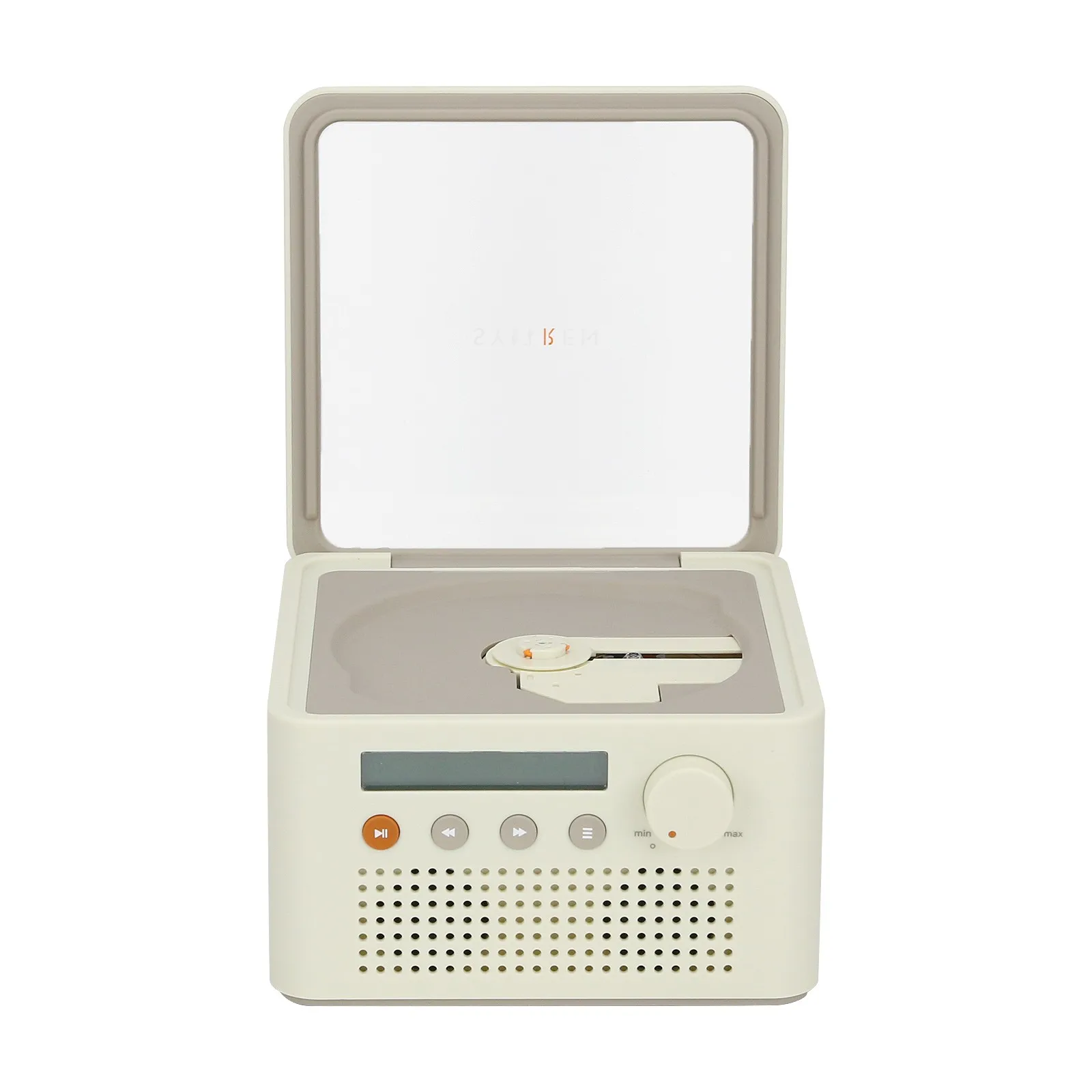 White for  R200 Retro All-in-one CD Player Portable  Speaker DC 5V Type-C CD Player