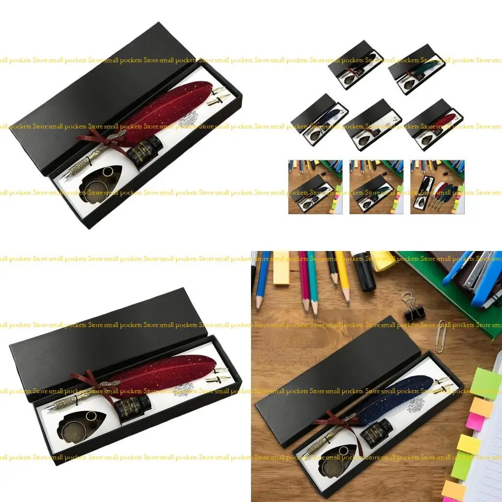 

R1WD Набор перьев и чернил Набор перьевых ручек, перьевая ручка, набор перьевых ручек для каллиграфии