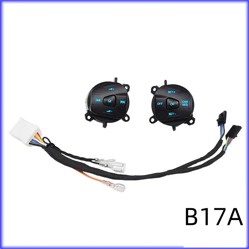 

BT-Car LED Steering Wheel Cruise Control Switch Button With Wiring For Ford Fiesta MK7 MK8 Escort Ecosport 2013-2015