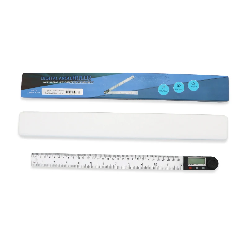 Shahe 200/300 mm Digital Angle Finde Plastic Digital Protractor Inclinometer Electron Goniometer Protractor Angle Ruler Meter