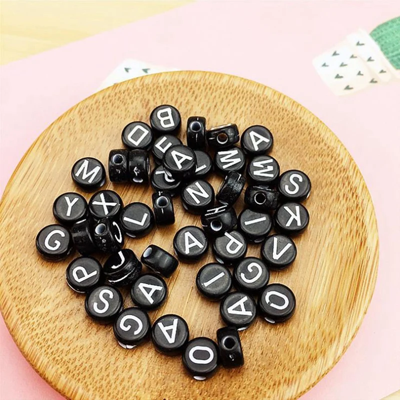 1100 Early Childhood Educational Puzzle Children Acrylic Letter Set Combination Letter Beads DIY Beaded Material