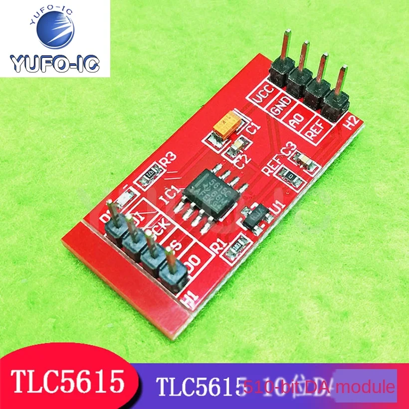 Free Ship 1PCS TLC5615 10-Bit DA Module Digital-to-Analog Conversion Ultra-DAC0832 PCF8591 Conversion Module