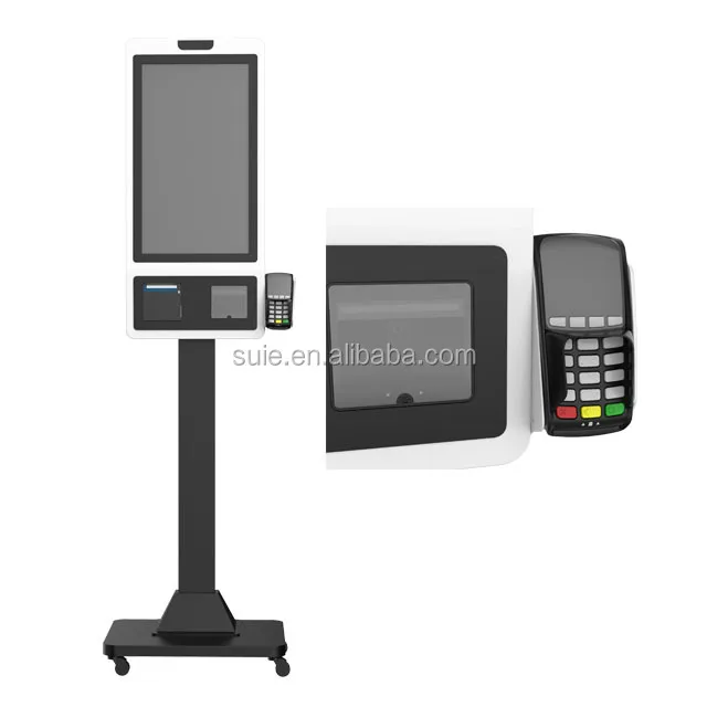 24 Inch Touch Payment Kiosk for Restaurants and Supermarkets Smart Self-Service Order Kiosk