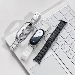 Summer comfortable ceramic sports men's and women's bracelet wristbands strap for Xiaomi mi band 10 bracelet 9/8 7 654 NFC bands