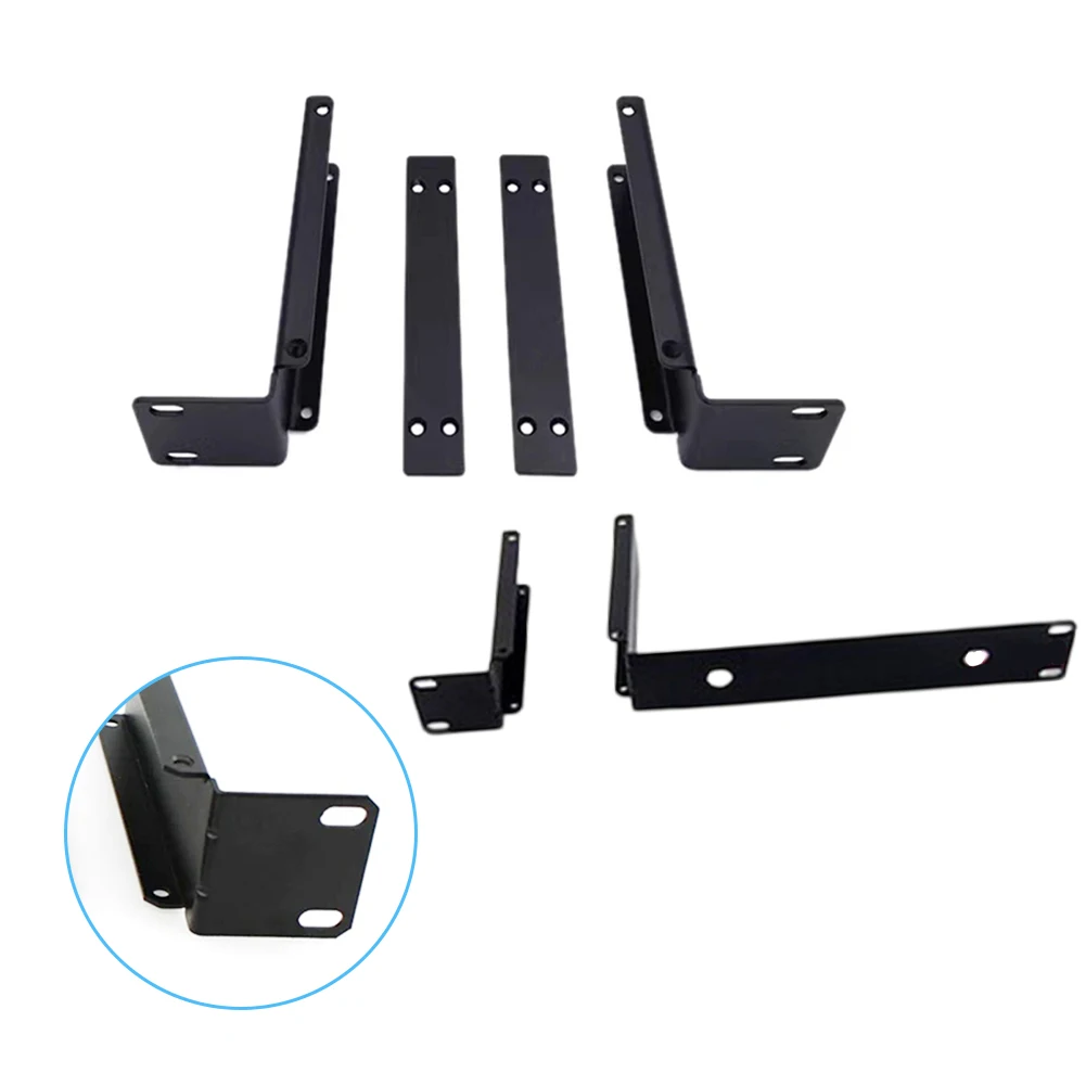 

2 IN 1 Rack Mounting Bracket Metal Frame For SLX4 Wireless Receiver Wireless Microphone Wireless Microphone Rack Angle Bracket