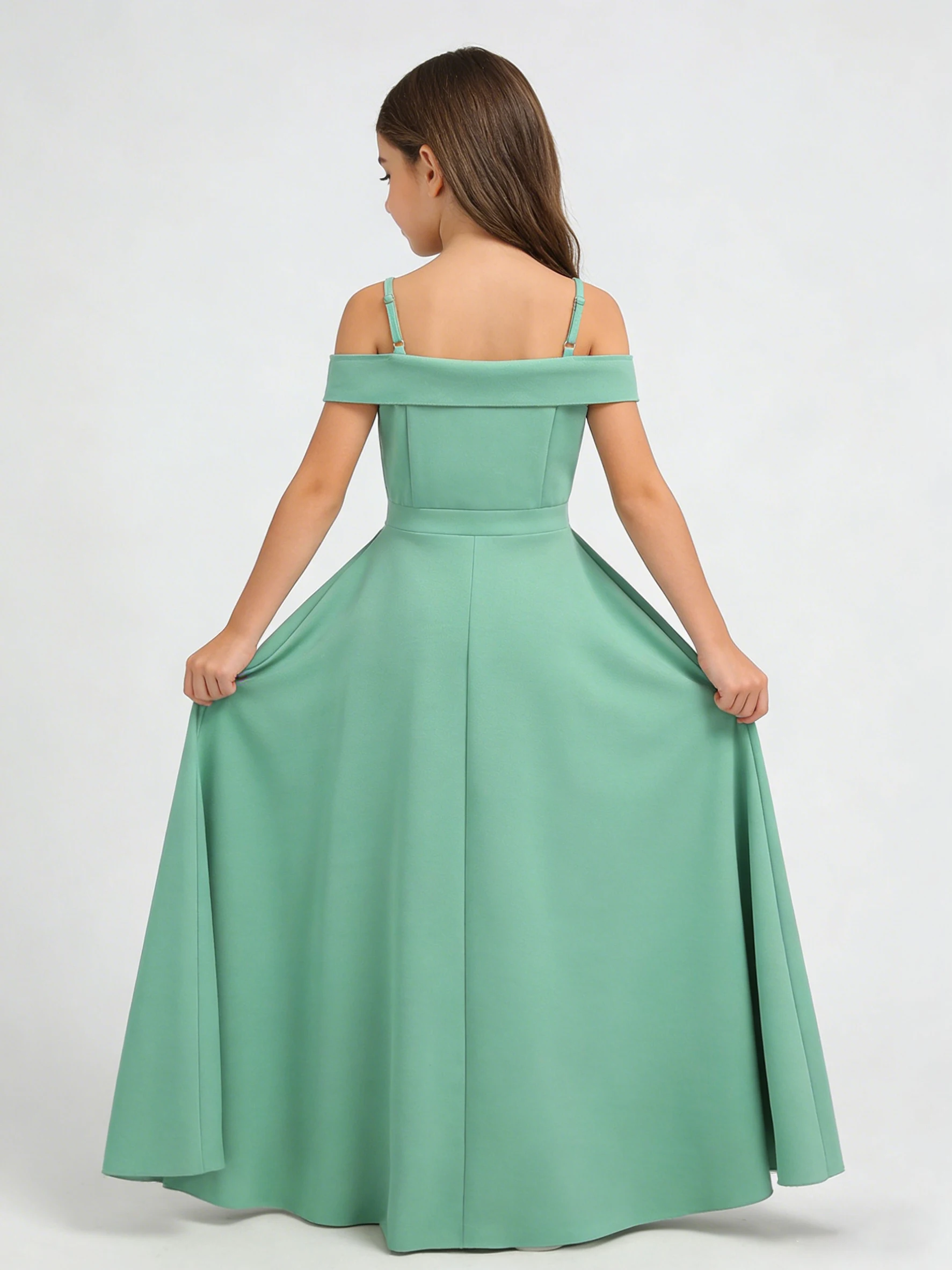 Summer Girl With Thin Shoulder Straps Strapless And Waist Cinching Elegant Long Dress Evening Party Birthday Party Dress
