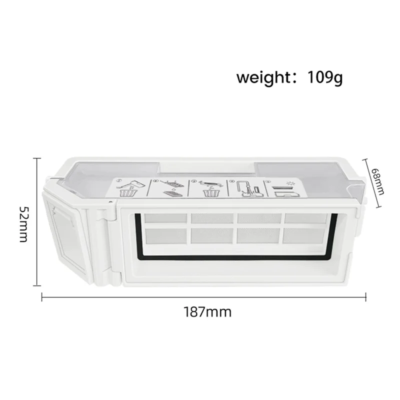 ใหม่ 2025 ฝุ่นสําหรับEcovacs Deebot T20 PRO /T20 MAX/ T20 PRO PLUS/ T20 MAX PLUSหุ่นยนต์เครื่องดูดฝุ่นถังขยะกล่องกรอง