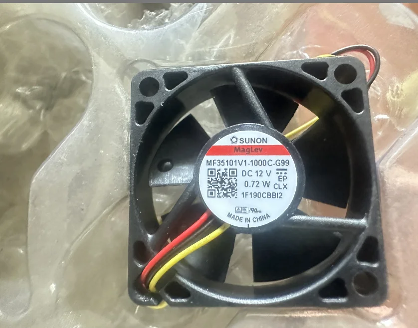 SUNON MF35101V1-1000C-G99 DC 12V 0.72W 35x35x10mm 3-Wire Server Cooling Fan