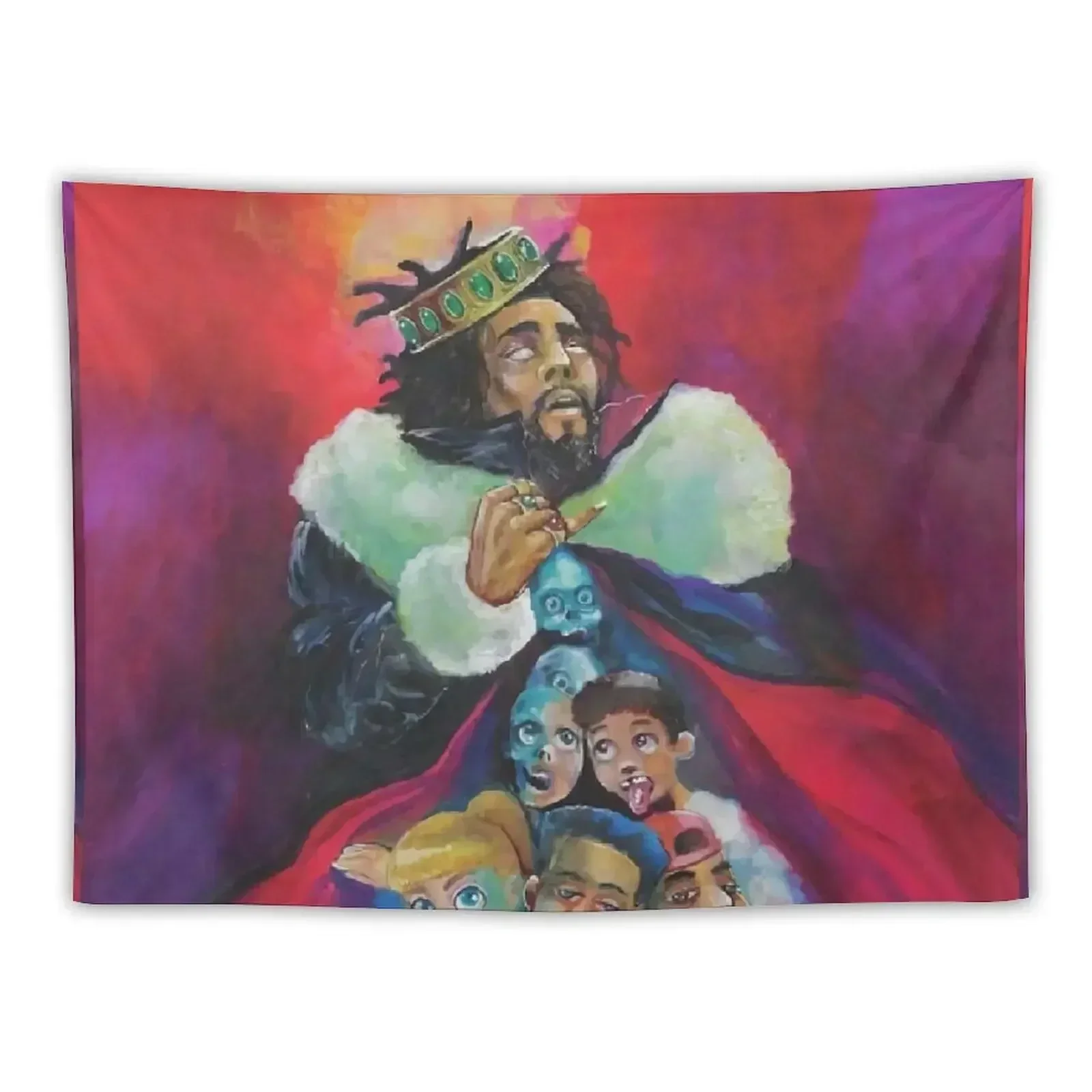 J Cole - KOD - K.O.D Tapestry Wall Coverings Room Decor For Girls On The Wall Aesthetic Room Decorations Tapestry