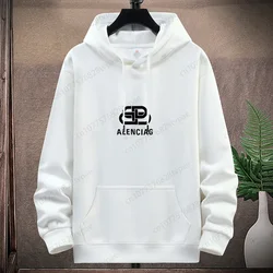 Jesienno-zimowa bawełniana bluza z kapturem męska damska modna ponadgabarytowa luksusowa bluza marki nadrukowane litery Hip Hop luźna bluza z kapturem Unisex