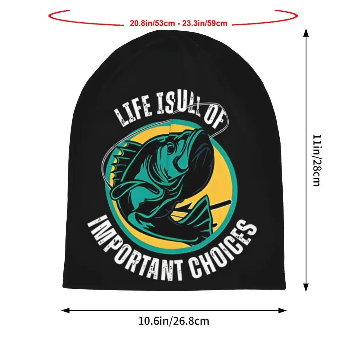 Life Is Full Of Important Choices Edition Bath Mat Spring Autumn Soft Hats Bonnet Sport Pullover Breathable Fitness Turban Warm