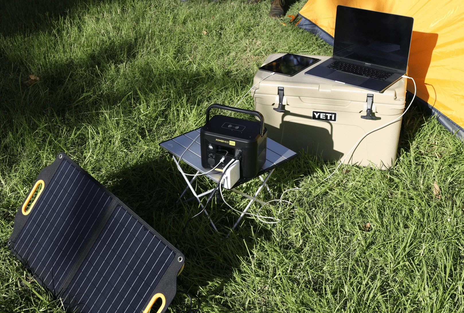 POWERNESS 300W Energy Storage Battery, Multi-Function Solar Generator, Camping 110v 220v Solar Portable Power Station