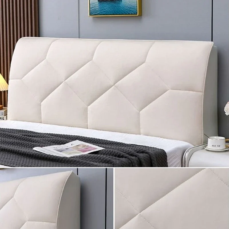 Elastic All-inclusive Diamond-Texture Bedhead Cover Waterproof Technology Cloth Thick Quilted Padded Bedside Headboard Cover