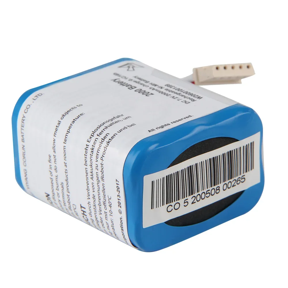 

Сменный аккумулятор для подметального робота 2000 мАч для iRobot Roomba Braava 380 380t 390T 381 MINT 5200C 5200 с инструментами