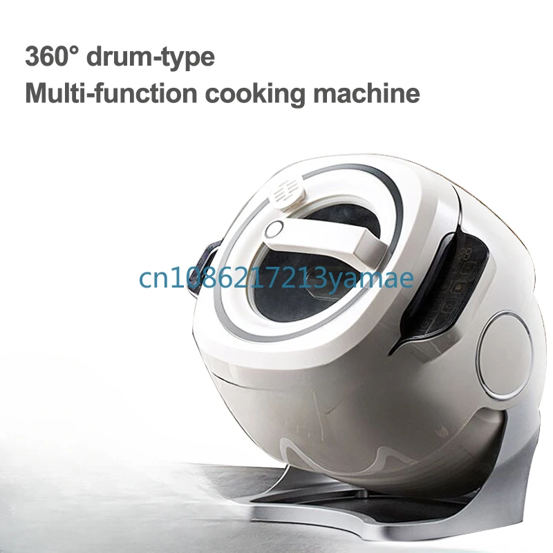 220V 2000W Intelligent Automatic Stir Frying Machine 6L Household Electric Cooking Wok Pot Non-stick Multifunctional Cooker Pot