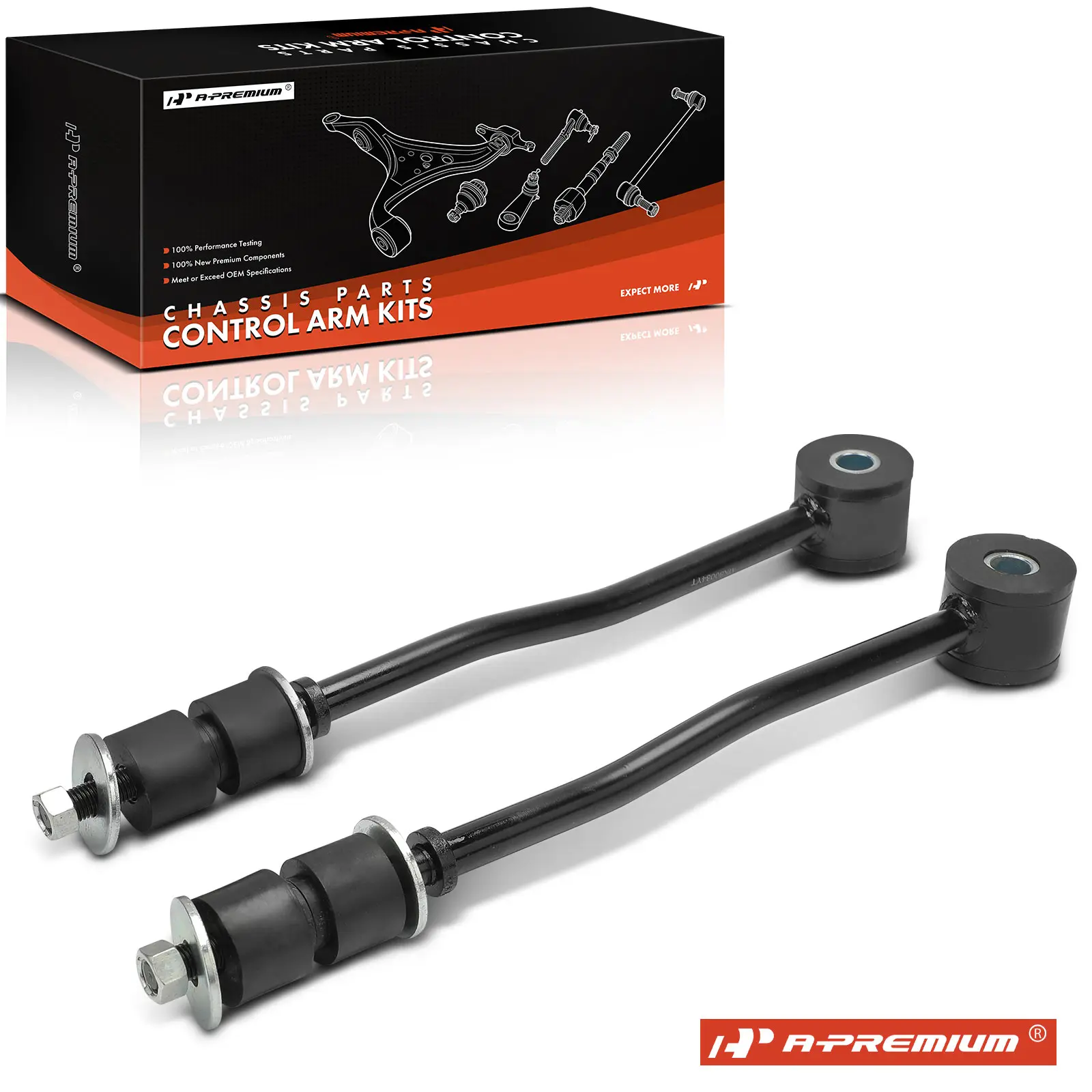 A-Premium 2x Rear Left and Right Sway Bar Link for Ford F-53 Motorhome Chassis 1994-1997 F-59 Commercial Stripped Chassis 1994