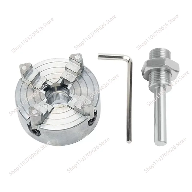 3/4 Jaws M12 X1mm Self Centering Lathe Chuck, Heavy Duty Linkage Drill Chuck for Precision Electric Machining