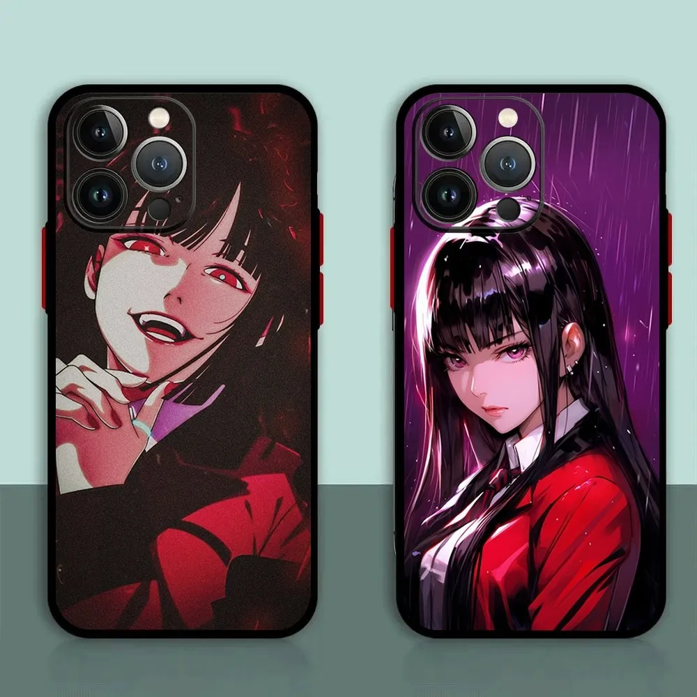 Anime Kakegurui Jabami Yumeko Phone Case For iPhone 11,12,13,14,15,XS,XR,X,Mini,Pro,Max,Plus Shell