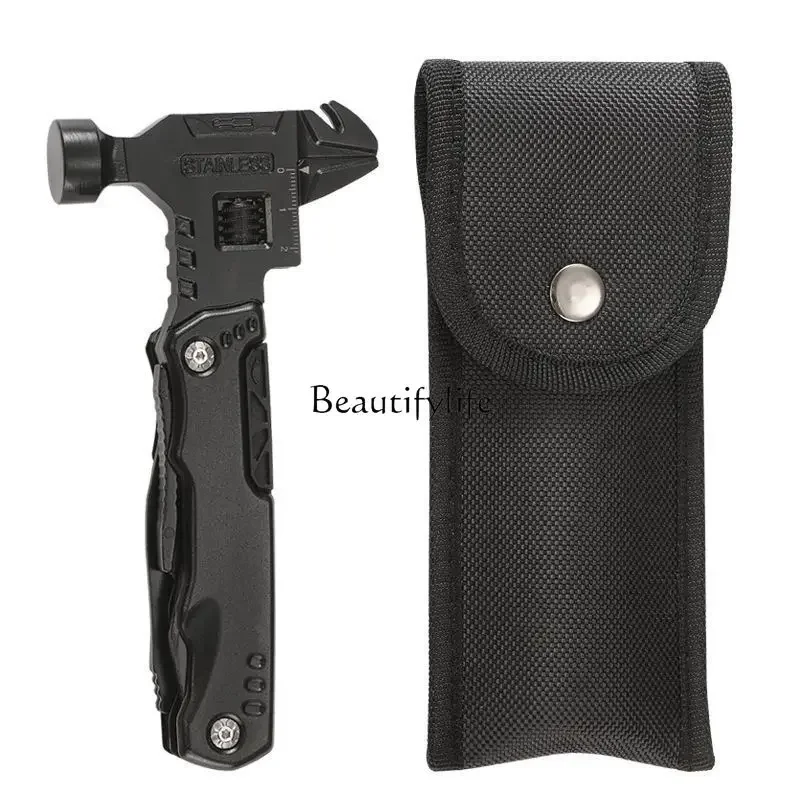 

LXOutdoor Multifunctional Wrench Portable Portable Self-Defense Folding Camping Broken Window Emergency Tool