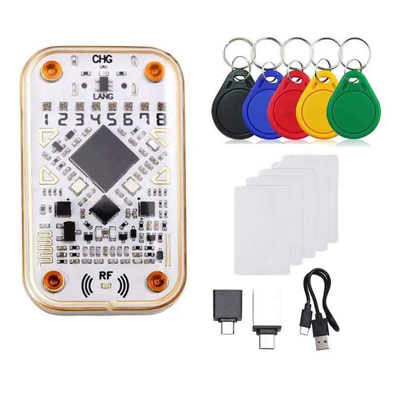y23a-カメレオンウルトラrfidスマートチップリーダー-5xcuidカード-キーチェーンスマートカードエミュレーターツール125k-1356m-ic-idカードデコード