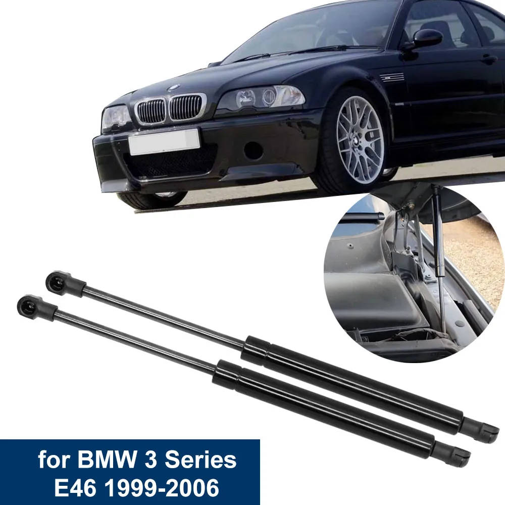 Bonnet Hood Gas Spring Strut Lift Support Kit For BMW 3 Series E46 323Ci 330Ci 320Ci 325Ci M3 320Cd 330Cd 318Ci 51238202688