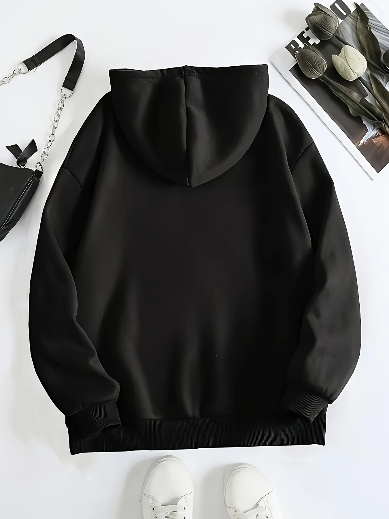 سترة بغطاء للرأس بأكمام طويلة للرجال مطبوع عليها حروف سان فرانسيسكو، بلوفر كاجوال أنيق مع جيب، سويت شيرت مريح للربيع والخريف