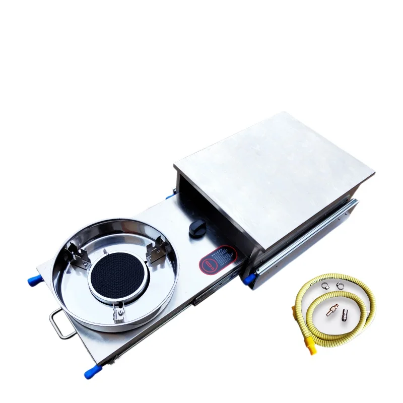 Pull-out gas stove, stainless steel, car-mounted RV stove, external kitchen gas stove
