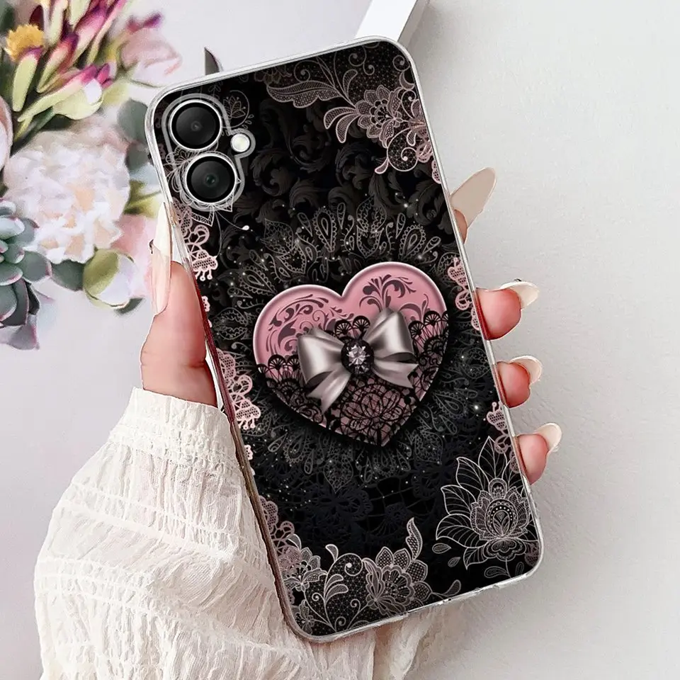 For Samsung Galaxy A06 A05 A05s A04 A04s A03s A03 Core Phone Case Transparent Soft Rubber Back Cover Women Fashion Cartoon Funda - náhled 6