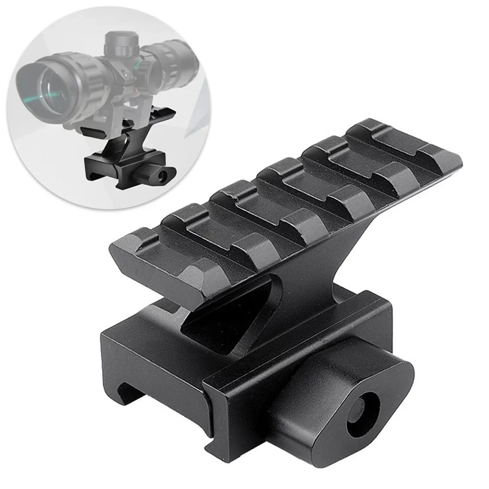 Adaptador de base para mira punto rojo alto perfil QD Picatinny - imagen 3