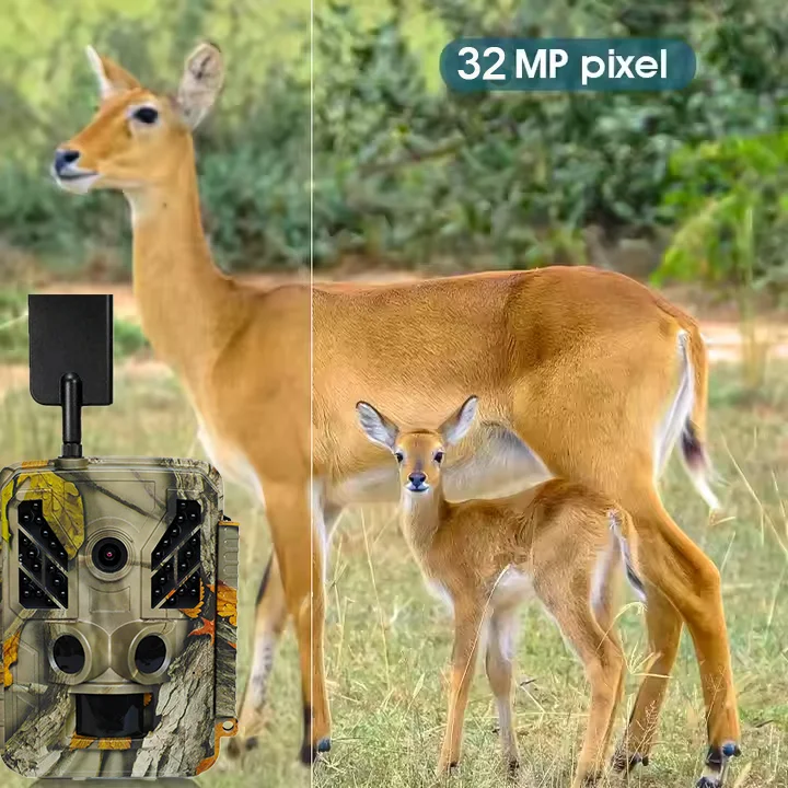 Câmera digital vintage 120 graus ângulo pir cmos 1080p 36mp 2.4 polegadas tft hd caça trilha celular 4g vigilância