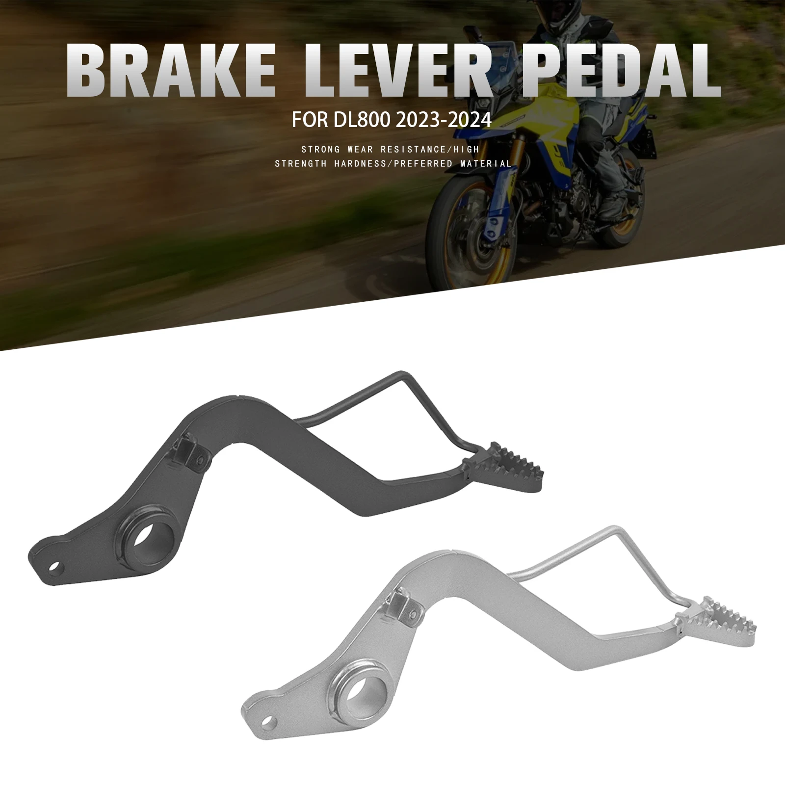 

DL800 Motorcycle Foot Brake Lever Pedal For Suzuki DL 800 2023-2024 Steel ear Footrest Brake Pedal Lever Accessories