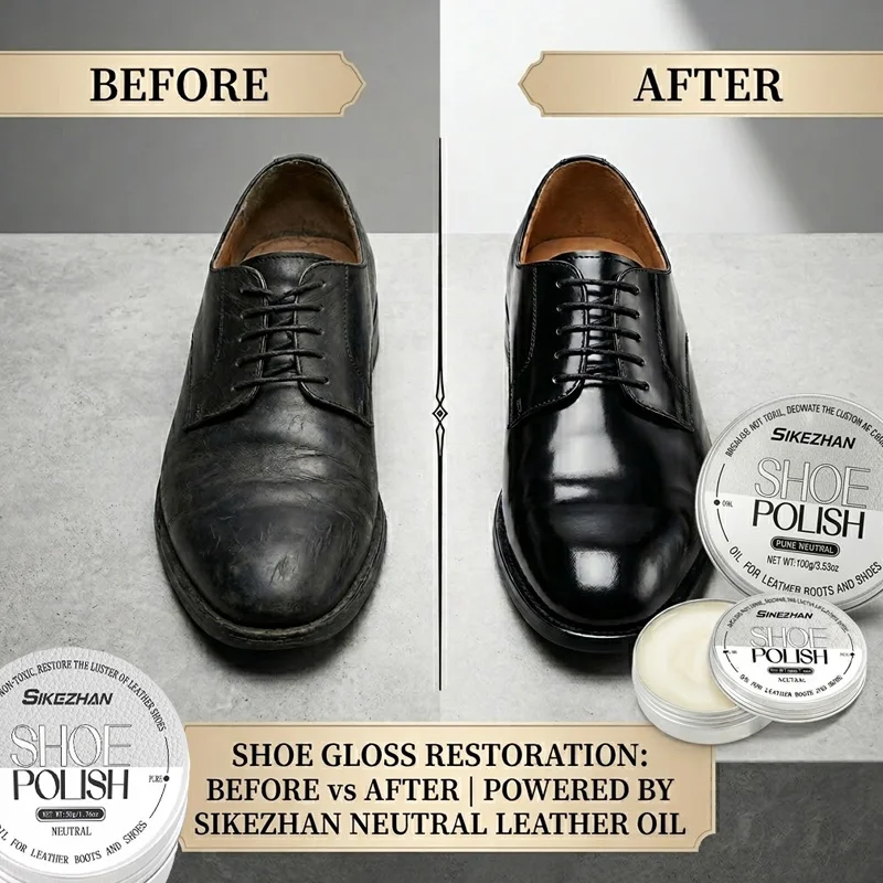 Kit Profesional de Crema para Limpiar Zapatos de Cuero, Limpiador, Acondicionador, Impermeabilizante, Restaurador de Color para Zapatos Formales, Botas y Bolsos para Hombres y Mujeres